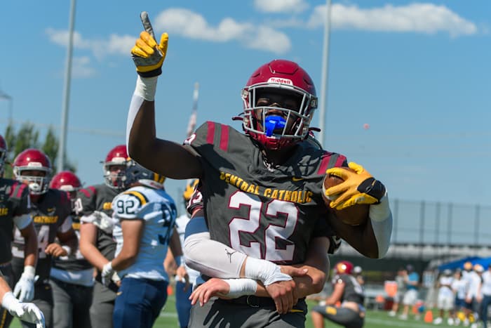 Central Catholic Oregon vs Bellevue Washington football September 2 2023 Ken Waz 22
